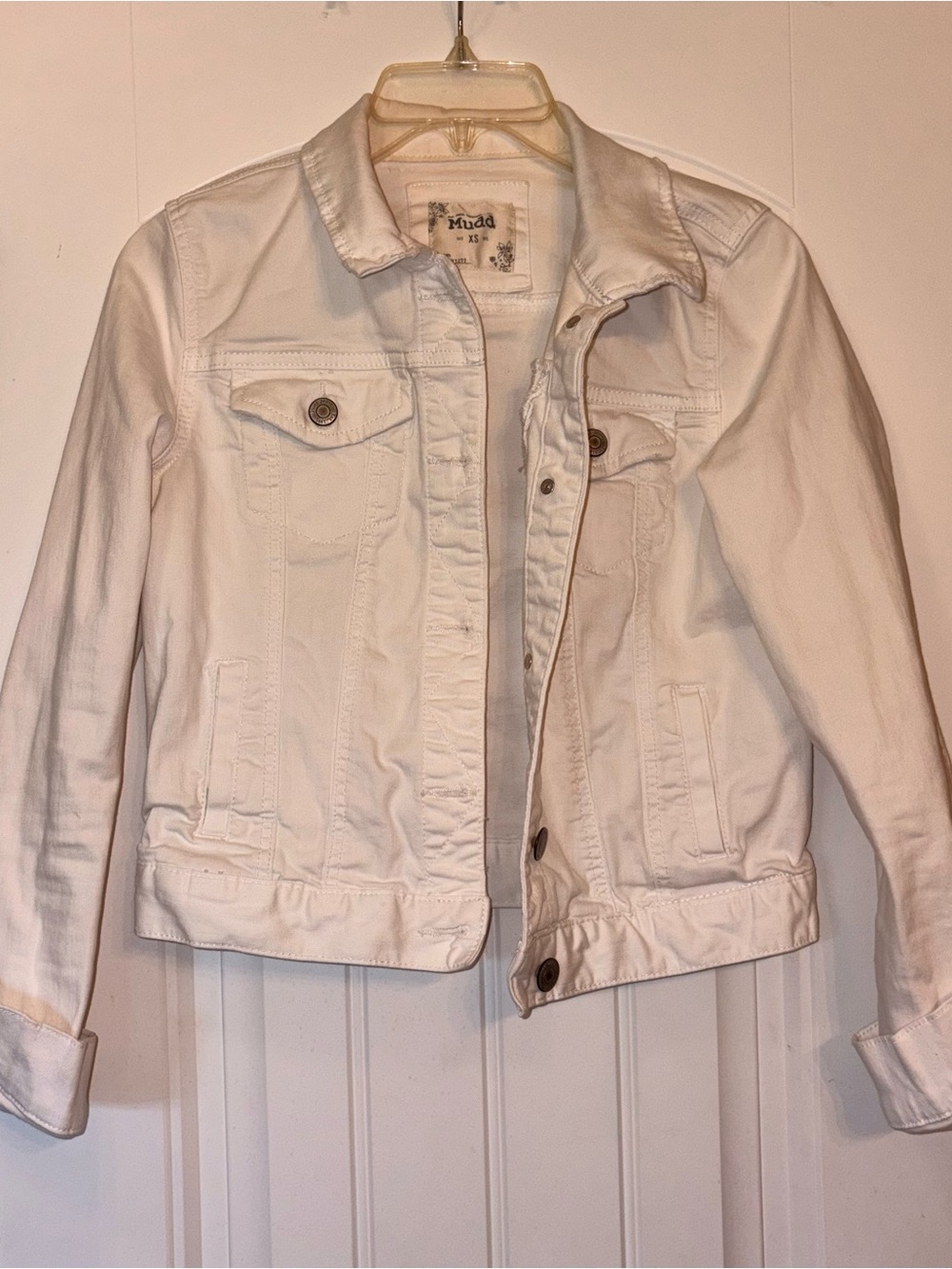 Mudd White Denim Jacket